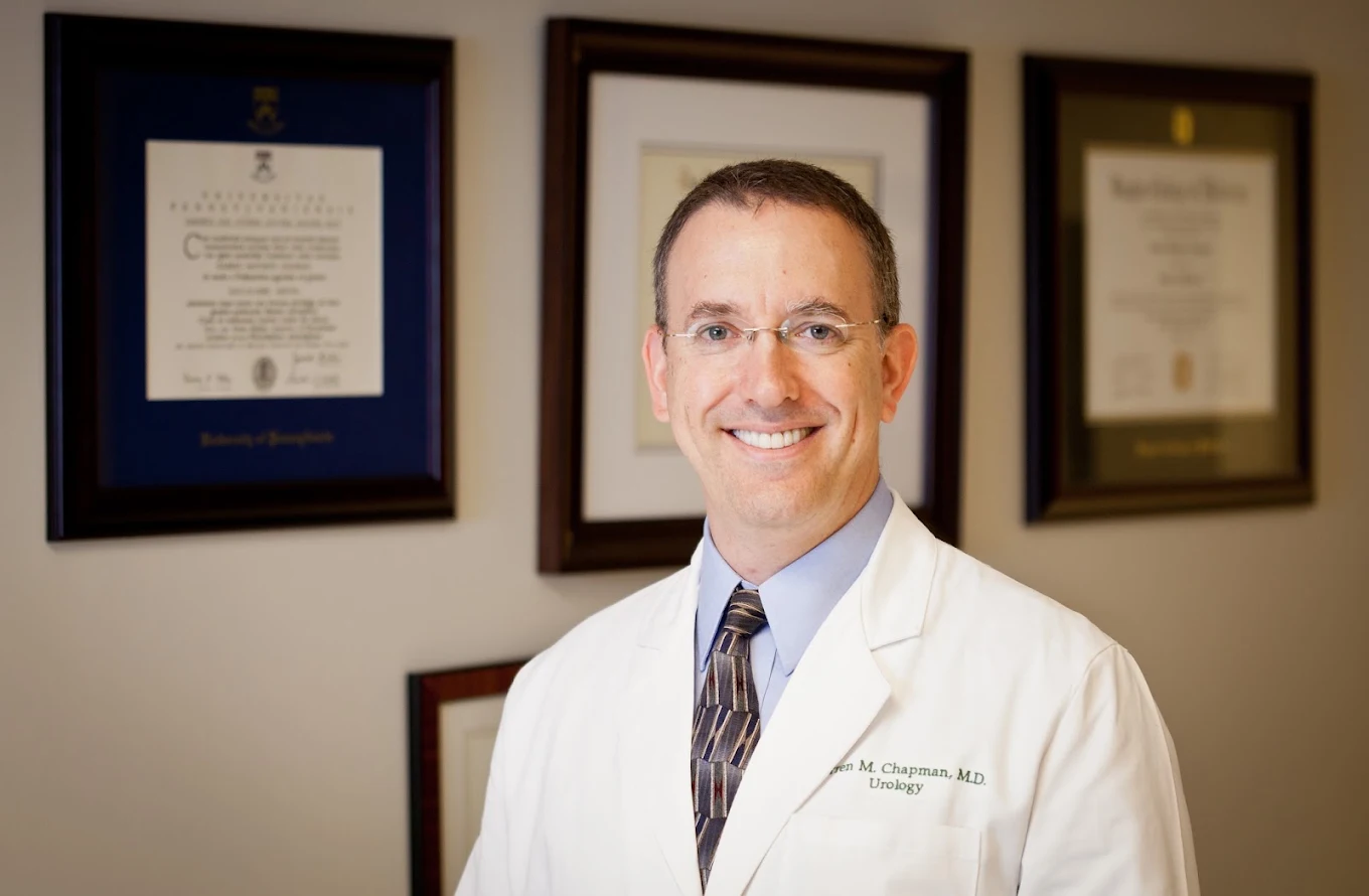 Dr. Darren Chapman in his Pearland office